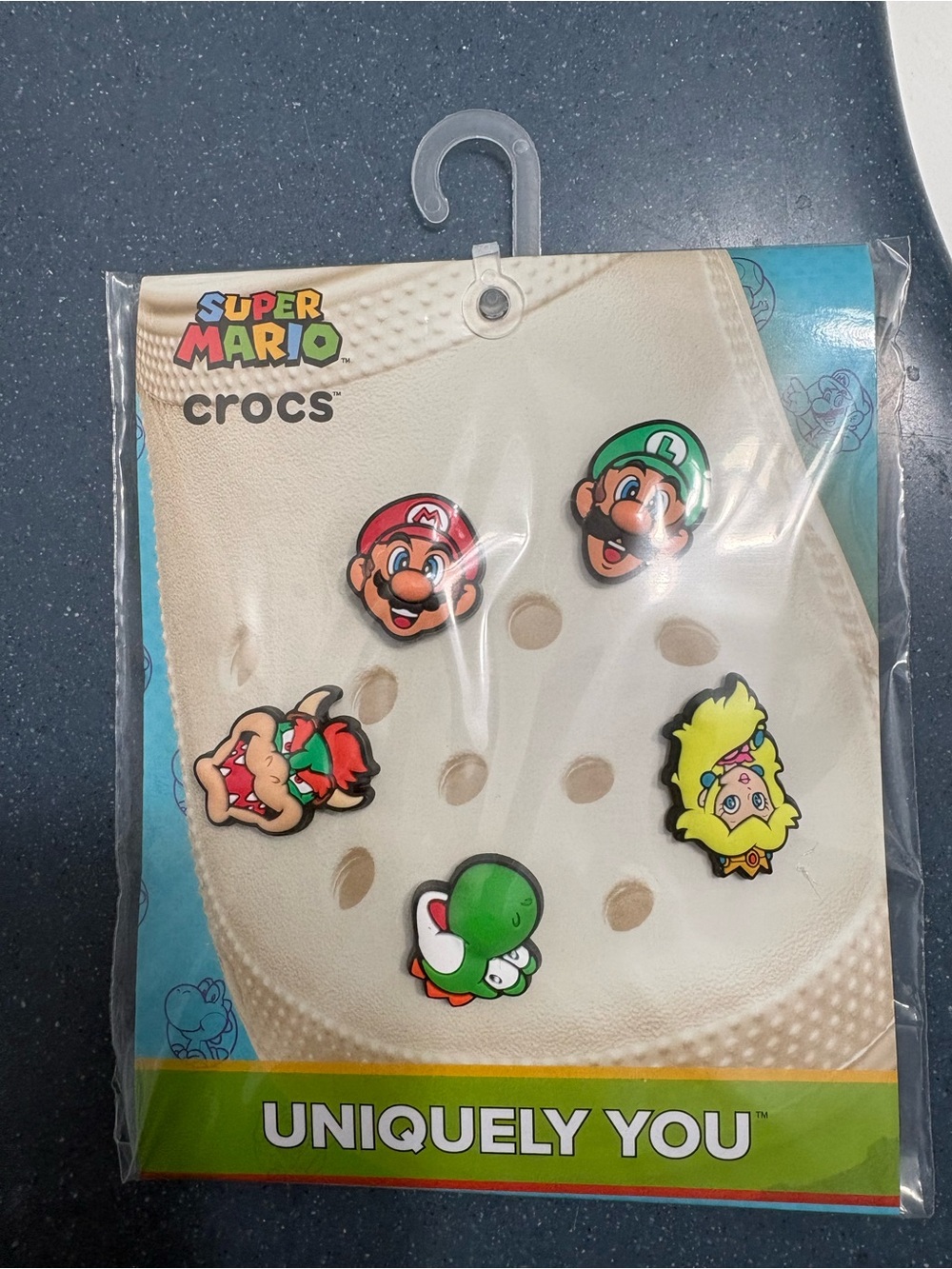 Nintendo Super Mario Jibbitz Pack - Yellow, White, Blue Accents